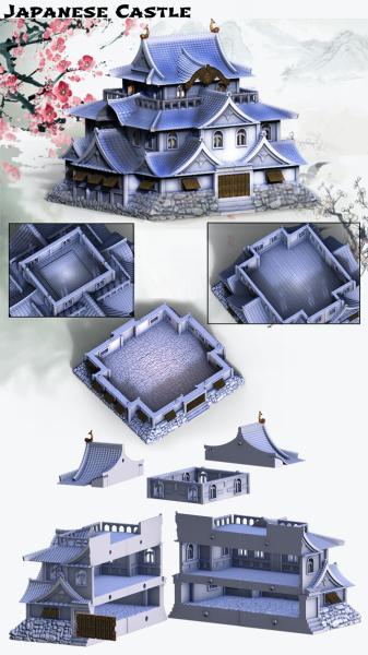 Japanische Burg